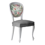 Kάλυμμα για κάθισμα καρέκλας (σετ 2 τεμάχια) Μονής Ελαστικότητας Newhome Aquiles 06 γκρι