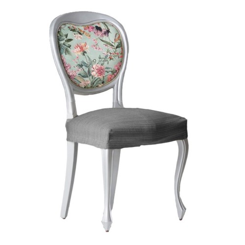 Kάλυμμα για κάθισμα καρέκλας (σετ 2 τεμάχια) Μονής Ελαστικότητας Newhome Aquiles 06 γκρι