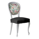 Kάλυμμα για κάθισμα καρέκλας (σετ 2 τεμάχια) Μονής Ελαστικότητας Newhome Aquiles 16 σκούρο γκρι