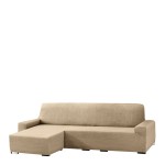 Κάλυμμα γωνιακού καναπέ (250-310)με αριστερό ανάκλιντρο και κοντό μπράτσο Newhome Aquiles 01 μπεζ