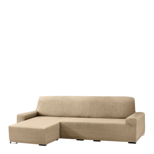 Κάλυμμα γωνιακού καναπέ (250-310)με αριστερό ανάκλιντρο και κοντό μπράτσο Newhome Aquiles 01 μπεζ