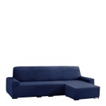 Κάλυμμα γωνιακού καναπέ (250-310)με δεξί ανάκλιντρο και κοντό μπράτσο Newhome Aquiles 03 μπλε