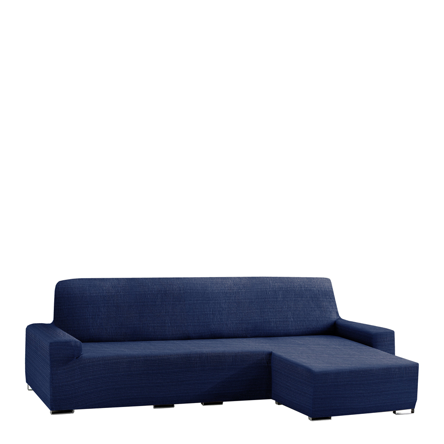 Κάλυμμα γωνιακού καναπέ (250-310)με δεξί ανάκλιντρο και κοντό μπράτσο Newhome Aquiles 03 μπλε