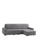 Κάλυμμα γωνιακού καναπέ (250-310)με δεξί ανάκλιντρο και κοντό μπράτσο Newhome Aquiles 06 γκρι