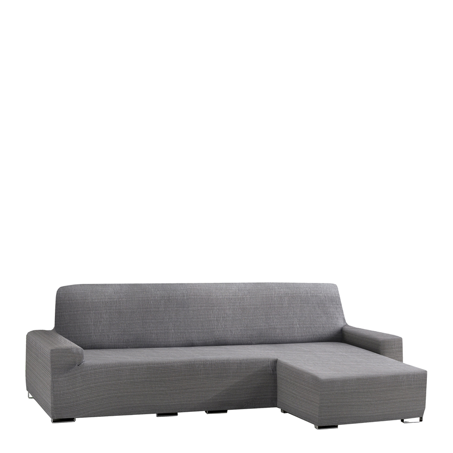 Κάλυμμα γωνιακού καναπέ (250-310)με δεξί ανάκλιντρο και κοντό μπράτσο Newhome Aquiles 06 γκρι