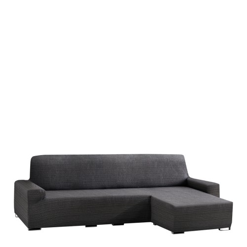 Κάλυμμα γωνιακού καναπέ (250-310)με δεξί ανάκλιντρο και κοντό μπράτσο Newhome Aquiles 16 σκούρο γκρι