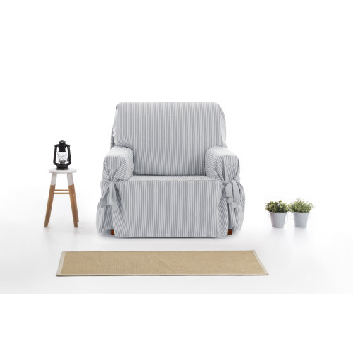 Κάλυμμα για Πολυθρόνα Universal με δεσίματα Newhome Calma 06 γκρι