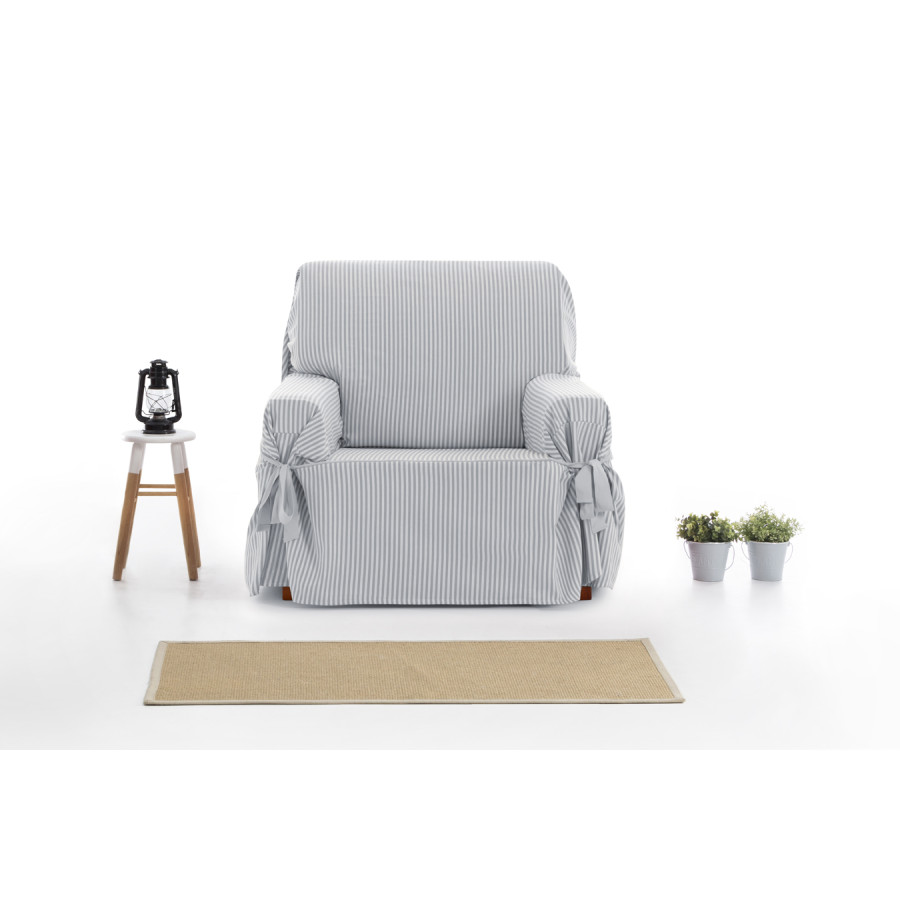 Κάλυμμα για Πολυθρόνα Universal με δεσίματα Newhome Calma 06 γκρι