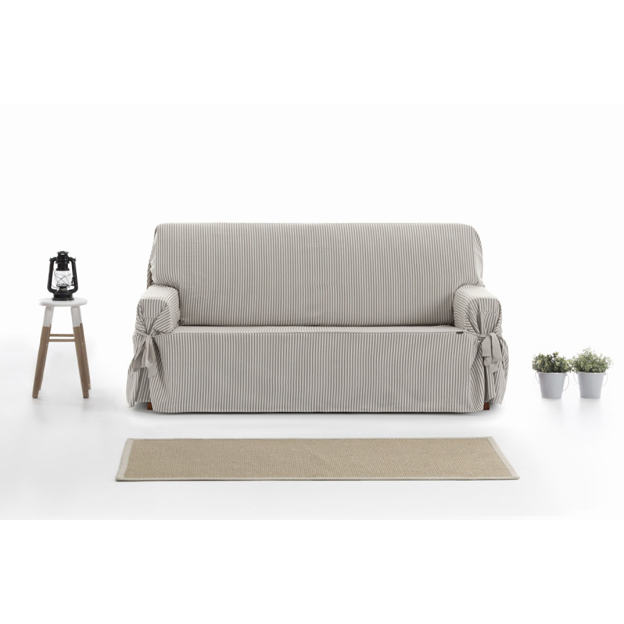 Κάλυμμα για Διθέσιο Καναπέ Universal με δεσίματα Newhome Calma 11 μπεζ