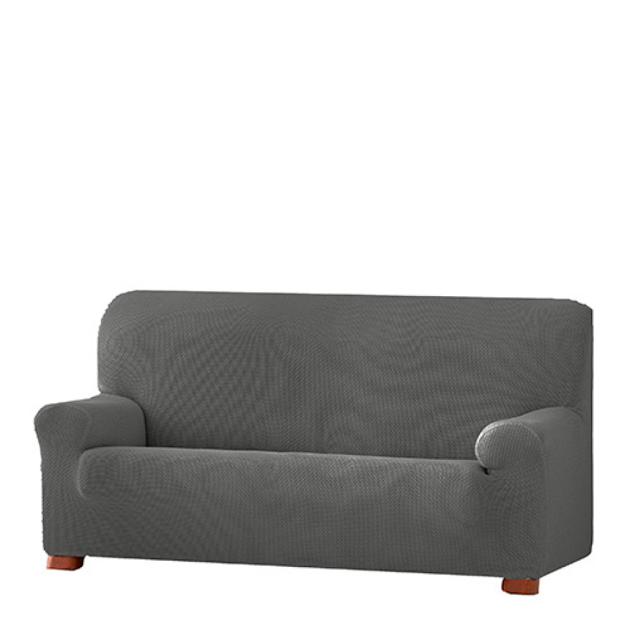Κάλυμμα για Τριθέσιο καναπέ Διπλής Ελαστικότητας Newhome Cora 06 Γκρι