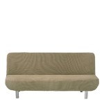 Κάλυμμα για Καναπέ-κρεβάτι Διπλής Ελαστικότητας Newhome Cora 11 Σκούρο Μπεζ