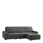 Κάλυμμα γωνιακού καναπέ (250-310) δεξιά γωνία, κοντό μπράτσο Newhome Cora 06 Γκρι