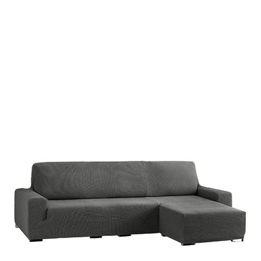 Κάλυμμα γωνιακού καναπέ (250-310) δεξιά γωνία, κοντό μπράτσο Newhome Cora 06 Γκρι