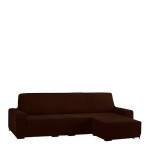 Κάλυμμα γωνιακού καναπέ (250-310) δεξιά γωνία, κοντό μπράτσο Newhome Cora 07 καφέ