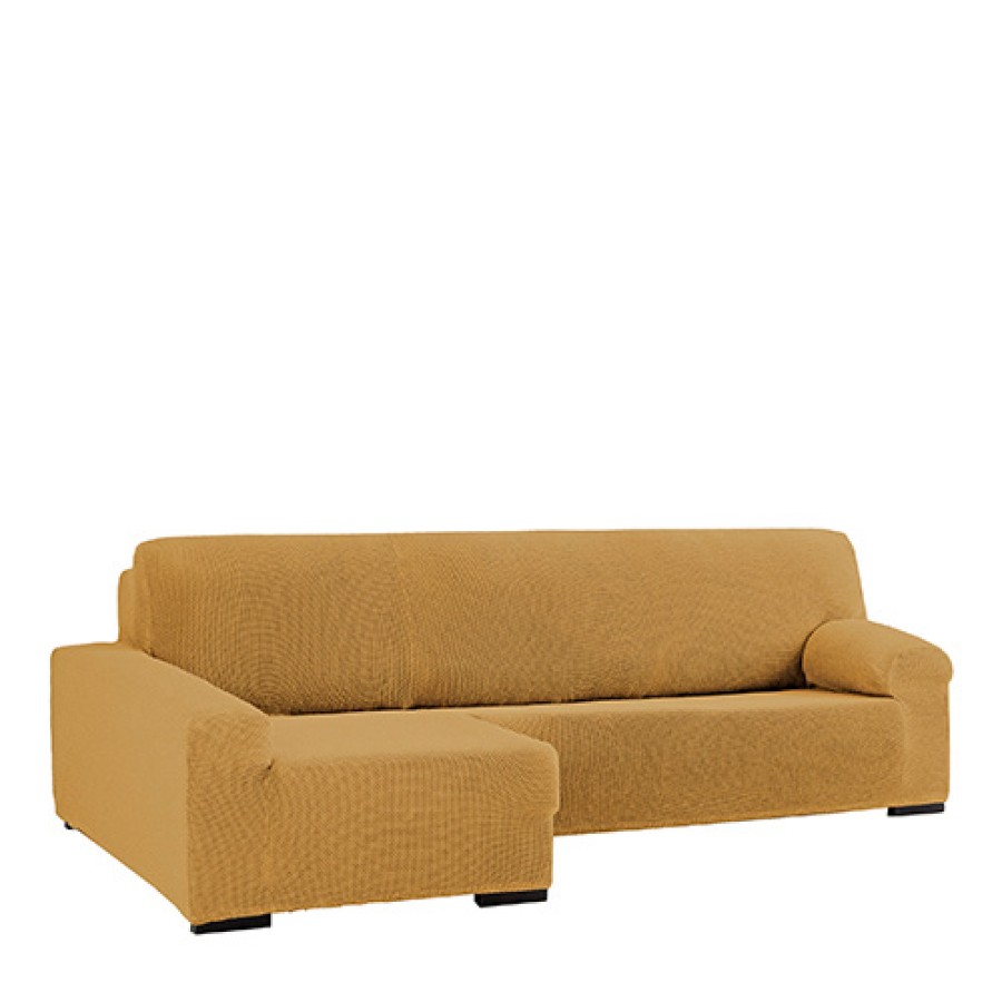 Κάλυμμα γωνιακού καναπέ (250-310) αριστερή γωνία, μακρύ μπράτσο Newhome Cora 05 κίτρινο