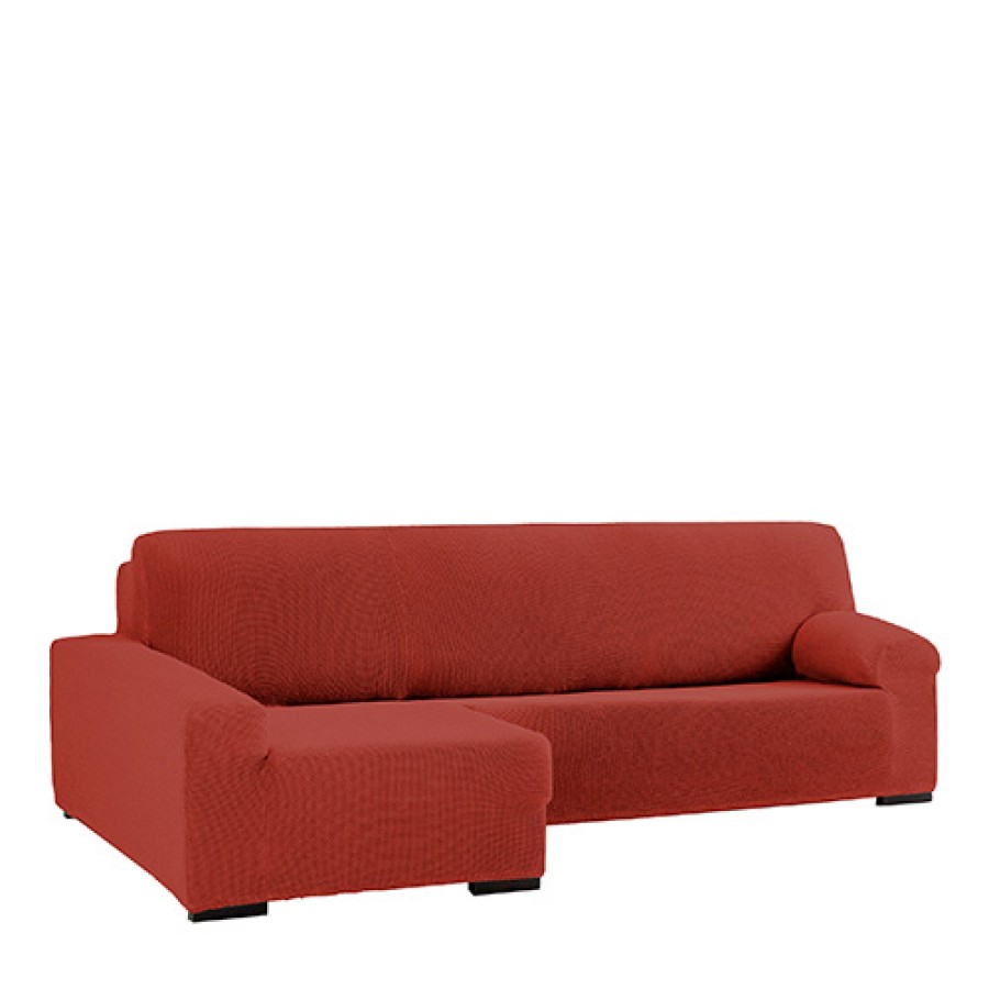 Κάλυμμα γωνιακού καναπέ (250-310) αριστερή γωνία, μακρύ μπράτσο Newhome Cora 09 κεραμιδί