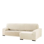 Κάλυμμα γωνιακού καναπέ (250-310) δεξιά γωνία, μακρύ μπράτσο Newhome Cora 00 εκρού