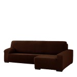 Κάλυμμα γωνιακού καναπέ (250-310) δεξιά γωνία, μακρύ μπράτσο Newhome Cora 07 καφέ