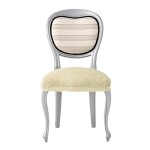 Kάλυμμα για κάθισμα καρέκλας (σετ 2 τεμάχια) NEWHOME Cora 01 Μπεζ