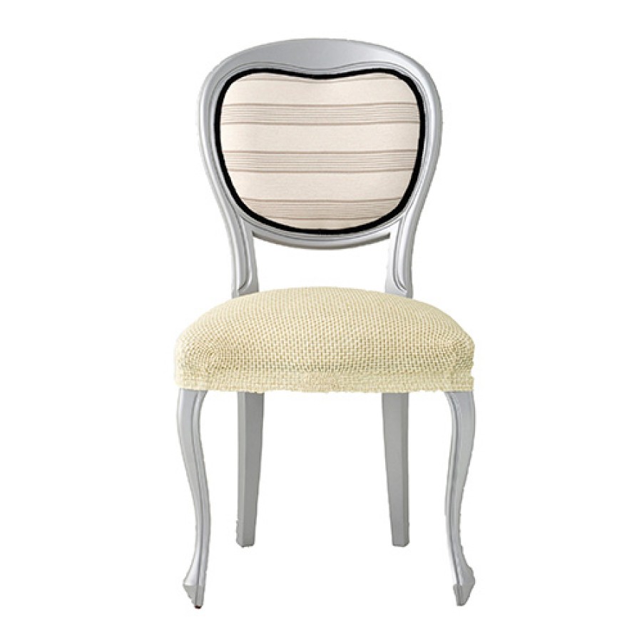 Kάλυμμα για κάθισμα καρέκλας (σετ 2 τεμάχια) NEWHOME Cora 01 Μπεζ