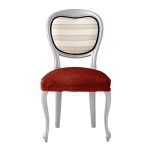 Kάλυμμα για κάθισμα καρέκλας (σετ 2 τεμάχια) NEWHOME Cora 09 κεραμιδί