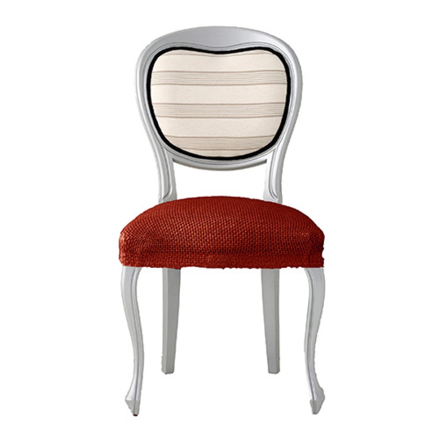 Kάλυμμα για κάθισμα καρέκλας (σετ 2 τεμάχια) NEWHOME Cora 09 κεραμιδί