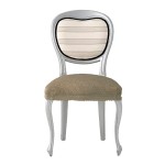 Kάλυμμα για κάθισμα καρέκλας (σετ 2 τεμάχια) NEWHOME Cora 11 Σκούρο Μπεζ