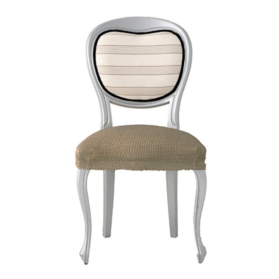 Kάλυμμα για κάθισμα καρέκλας (σετ 2 τεμάχια) NEWHOME Cora 11 Σκούρο Μπεζ