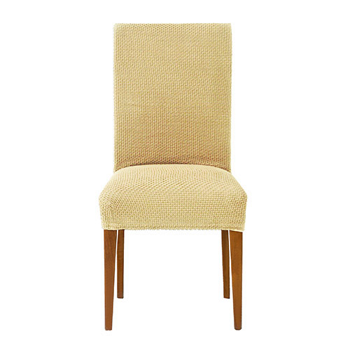 Κάλυμμα καρέκλας (σετ 2 τεμάχια) διπλής ελαστικότητας Newhome Cora 01 Μπεζ