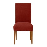 Κάλυμμα καρέκλας (σετ 2 τεμάχια) διπλής ελαστικότητας Newhome Cora 09 κεραμιδί