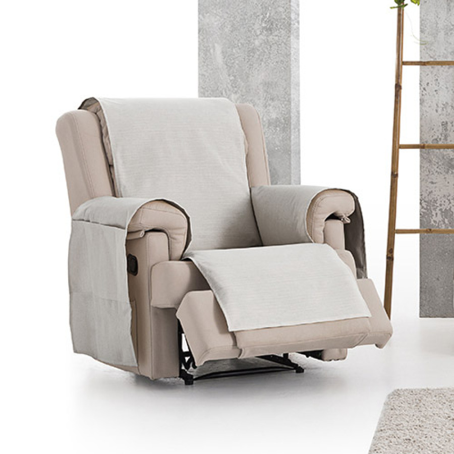 Κάλυμμα Αδιάβροχο Βαμβακερό για Πολυθρόνα Newhome Garona Protect Practica 06 γκρι