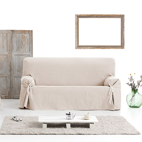 Κάλυμμα Αδιάβροχο για Διθέσιο Καναπέ Universal με δεσίματα Newhome Garona Protect 01 μπεζ