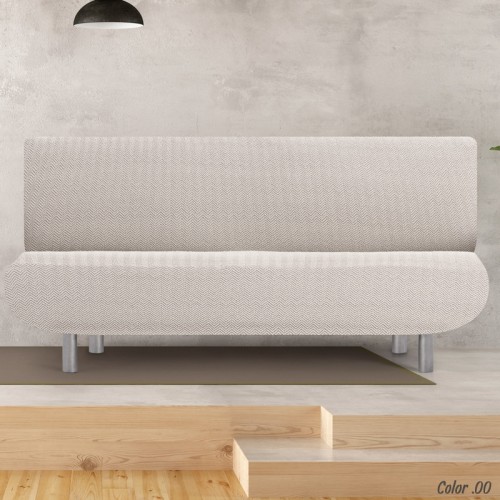 Κάλυμμα για Καναπέ-κρεβάτι Διπλής Ελαστικότητας Newhome Jaz 00 εκρού