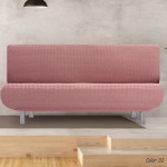 Κάλυμμα για Καναπέ-κρεβάτι Διπλής Ελαστικότητας Newhome Jaz 02 ροζ