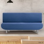 Κάλυμμα για Καναπέ-κρεβάτι Διπλής Ελαστικότητας Newhome Jaz 03 μπλε