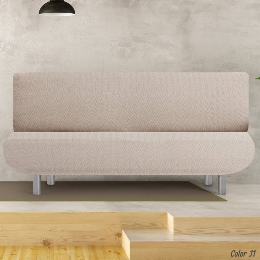 Κάλυμμα για Καναπέ-κρεβάτι Διπλής Ελαστικότητας Newhome Jaz 11 άμμος