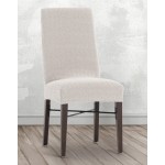 Κάλυμμα καρέκλας (σετ 2 τεμάχια) διπλής ελαστικότητας Newhome Jaz 00 εκρού