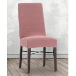 Κάλυμμα καρέκλας (σετ 2 τεμάχια) διπλής ελαστικότητας Newhome Jaz 02 ροζ