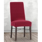 Κάλυμμα καρέκλας (σετ 2 τεμάχια) διπλής ελαστικότητας Newhome Jaz 08 μπορντό