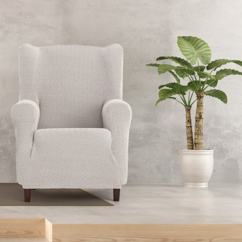 Κάλυμμα για Μπερζέρα Διπλής Ελαστικότητας Newhome Jaz 00 εκρού