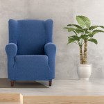 Κάλυμμα για Μπερζέρα Διπλής Ελαστικότητας Newhome Jaz 03 μπλε