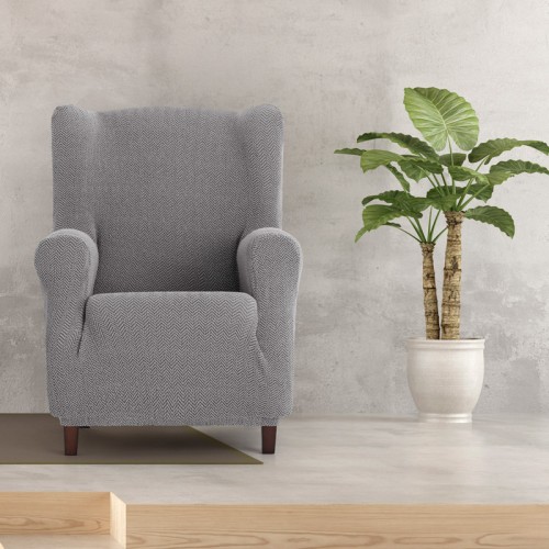 Κάλυμμα για Μπερζέρα Διπλής Ελαστικότητας Newhome Jaz 06 γκρι