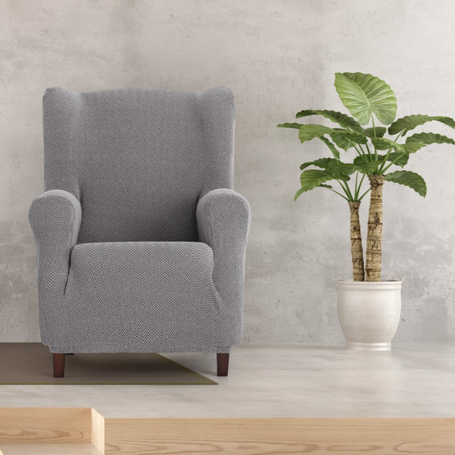 Κάλυμμα για Μπερζέρα Διπλής Ελαστικότητας Newhome Jaz 06 γκρι