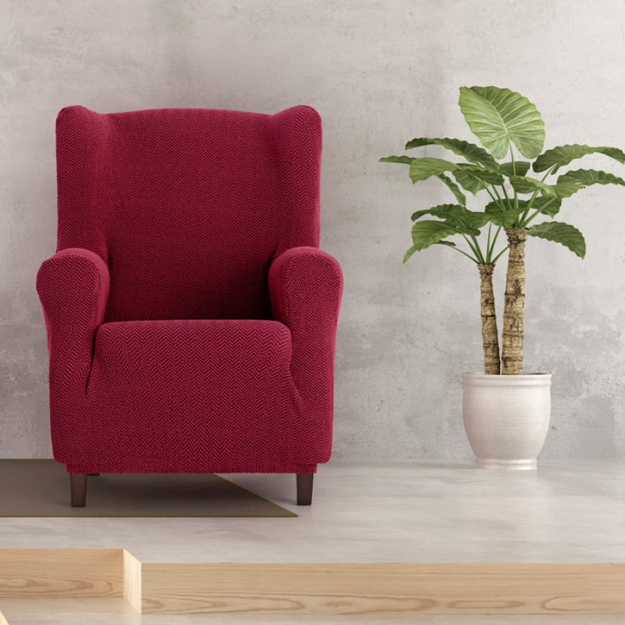 Κάλυμμα για Μπερζέρα Διπλής Ελαστικότητας Newhome Jaz 08 μπορντό