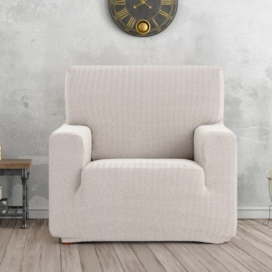 Κάλυμμα για Πολυθρόνα Διπλής Ελαστικότητας Newhome Jaz 00 εκρού