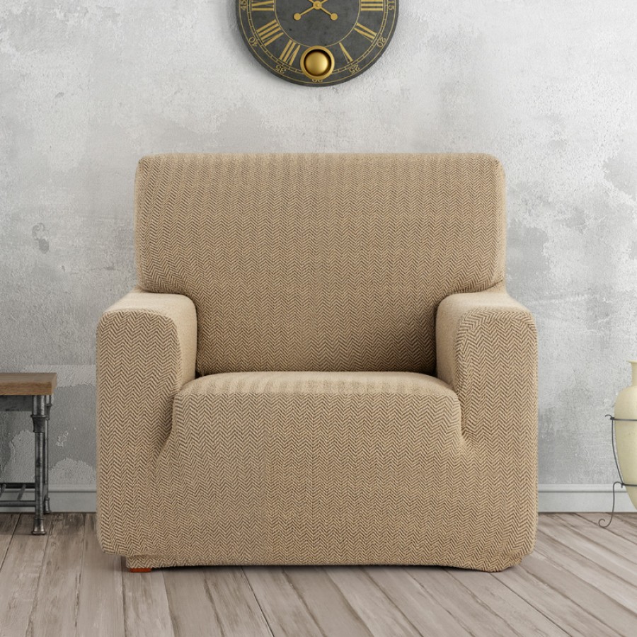 Κάλυμμα για Πολυθρόνα Διπλής Ελαστικότητας Newhome Jaz 01 μπεζ