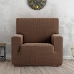 Κάλυμμα για Πολυθρόνα Διπλής Ελαστικότητας Newhome Jaz 07 καφέ