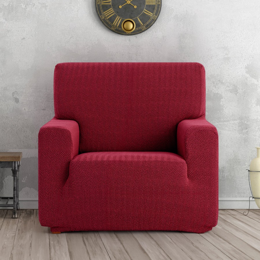 Κάλυμμα για Πολυθρόνα Διπλής Ελαστικότητας Newhome Jaz 08 μπορντό