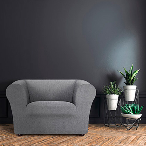 Κάλυμμα για Πολυθρόνα τύπου Chesterfield-Klippan Διπλής Ελαστικότητας Newhome Jaz 06 γκρι