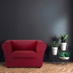 Κάλυμμα για Πολυθρόνα τύπου Chesterfield-Klippan Διπλής Ελαστικότητας Newhome Jaz 08 μπορντό